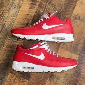 Nike Red Air Max Shoes